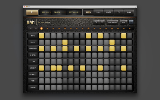 ‎DM1 - The Drum Machine Screenshot