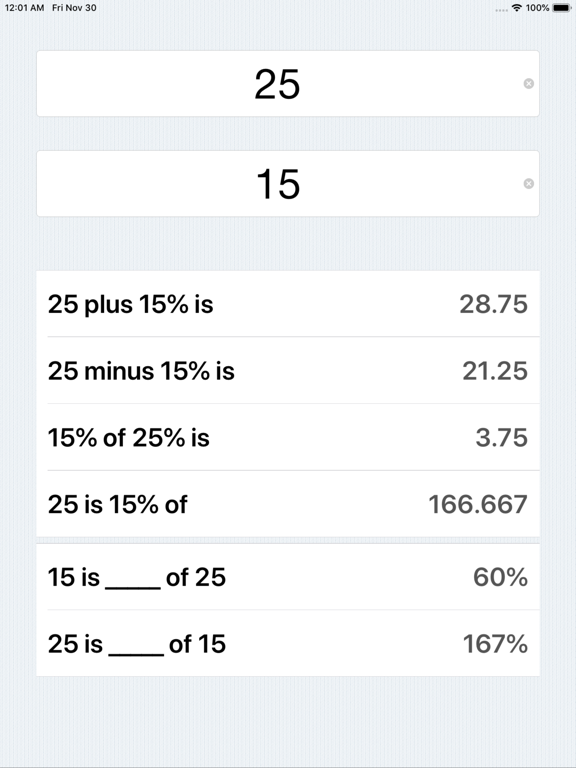 Screenshot #6 pour Percent Pro - Calculator