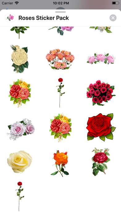 Roses Stickers screenshot 2