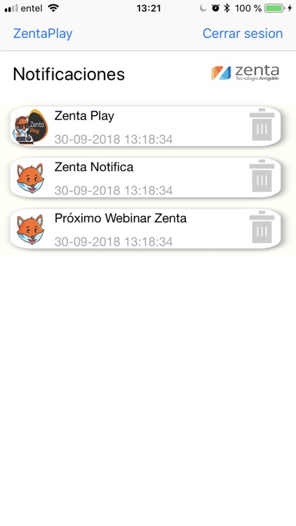 Zenta Notifica