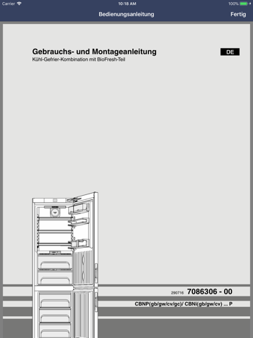 Liebherr MyManual screenshot 4