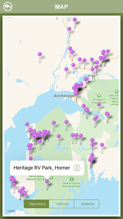 Alaska Campgrounds Offline screenshot-3