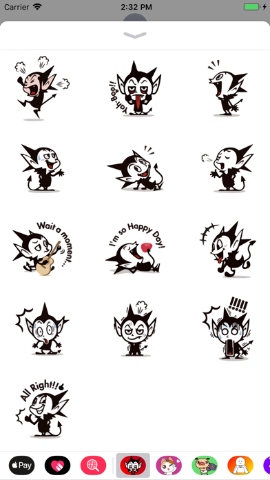 Cute Devil Sticker Emojis App screenshot 3