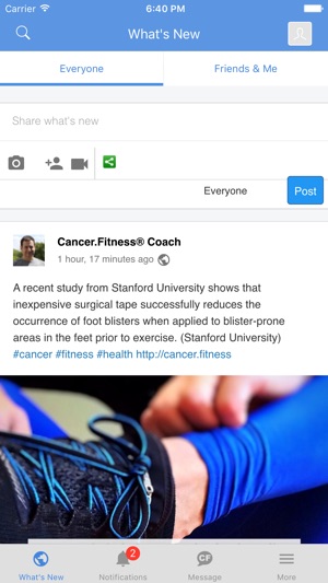 Cancer.Fitness® Community