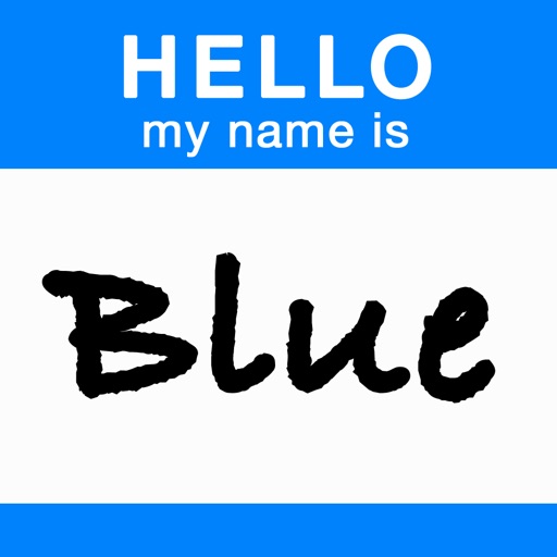 Blue - Social Networking Card iOS App