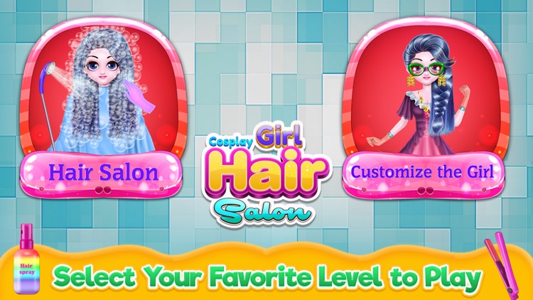 Cosplay Girl Hair Salon