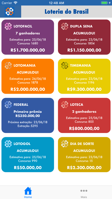 Loteria do Brasil screenshot 2