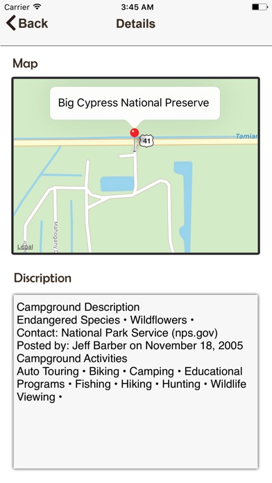 Florida Camps & Trails screenshot 3