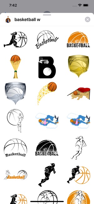 Women's Basketball Stickers(圖1)-速報App