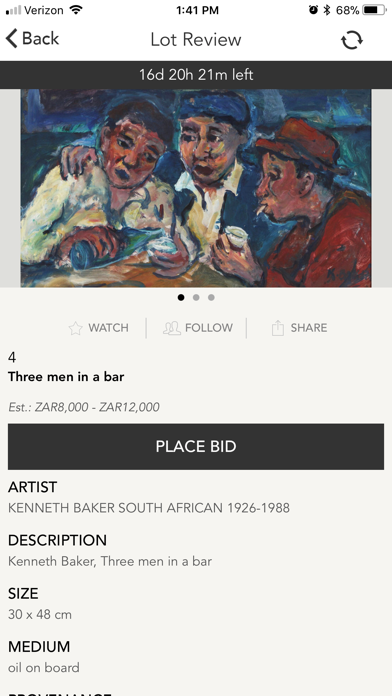 Aspire Art Auctions screenshot 3
