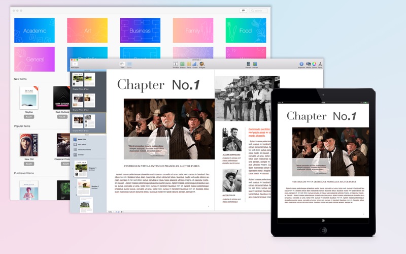Themes for iBooks Author Screenshot