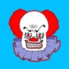 Scary Clown Stickers