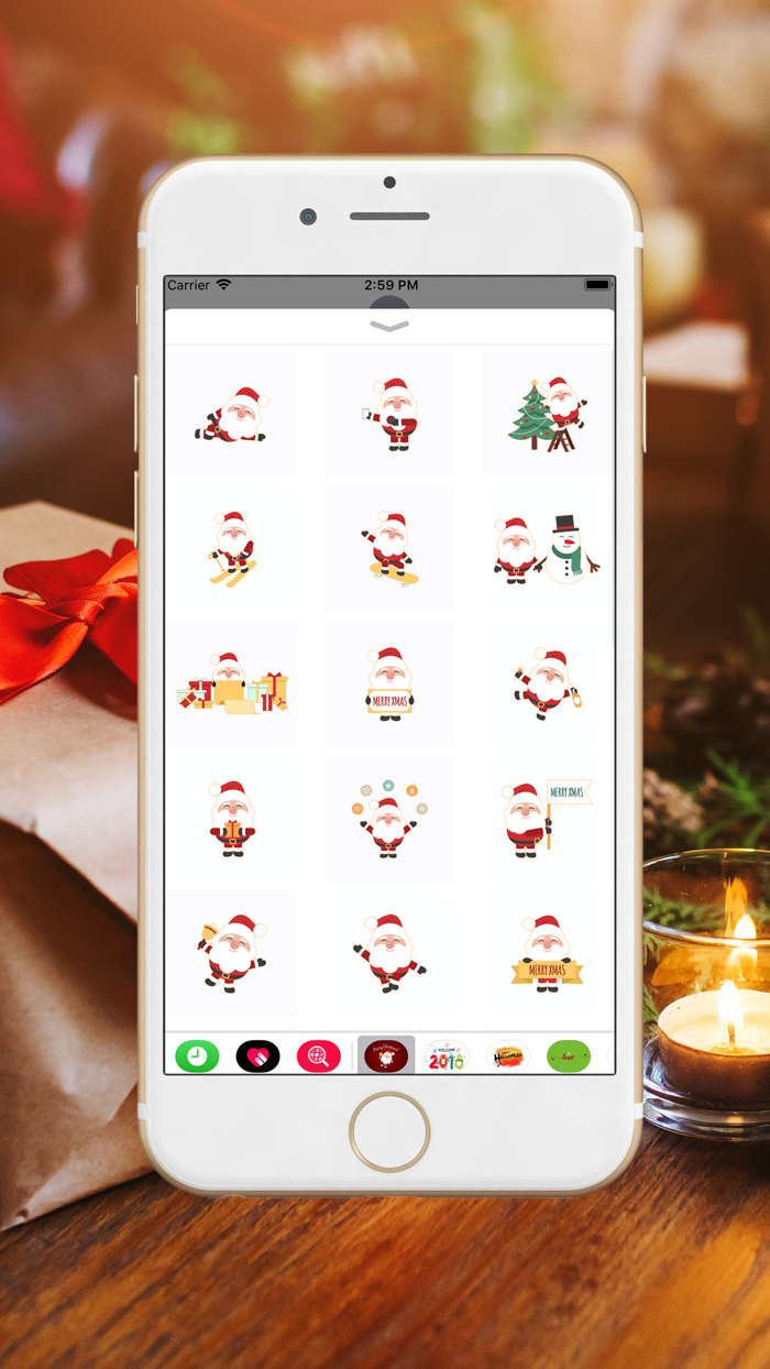 Santa Claus Stickers