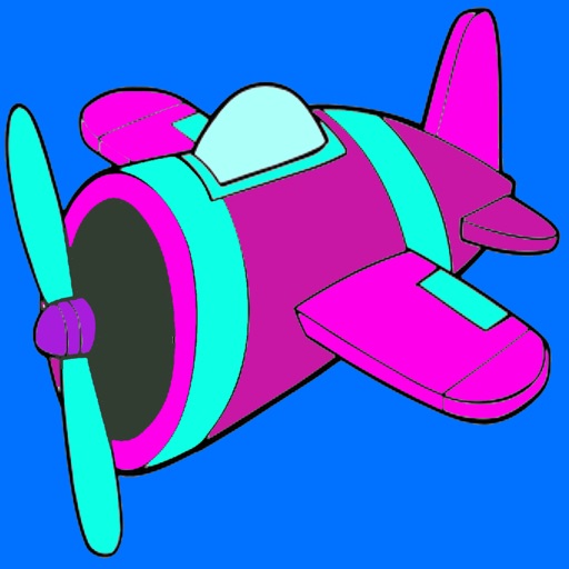 Coloring Book Plane and Aircraft Fighter
