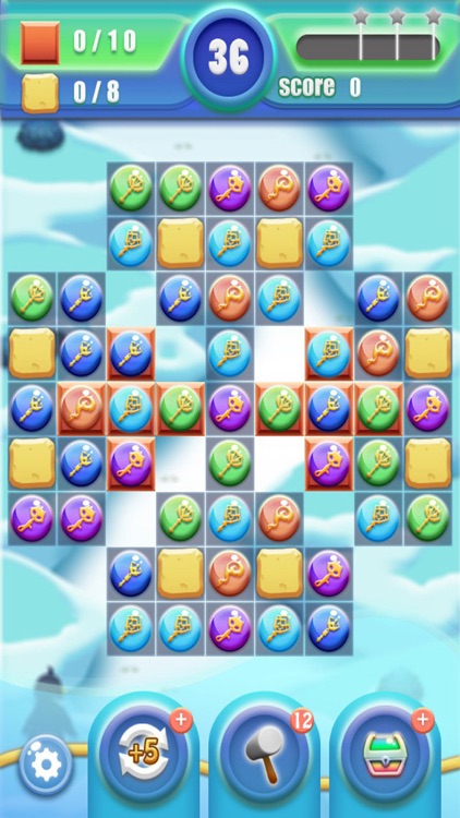 100 Hidden Treasures Match Three Puzzle screenshot-3