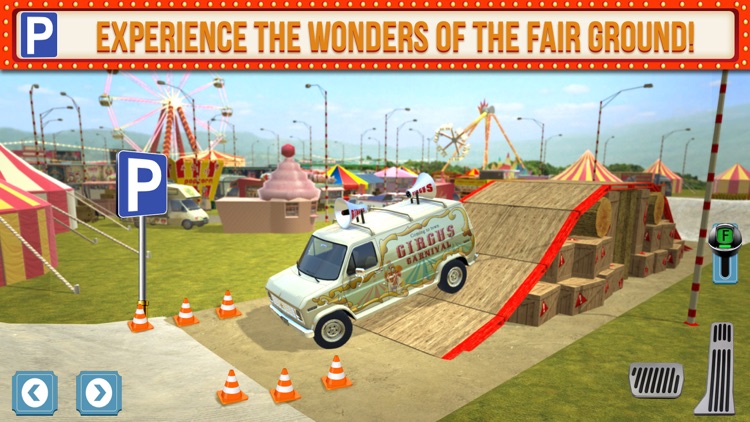 Amusement Park Fair Ground Circus Trucker Parking Simulator
