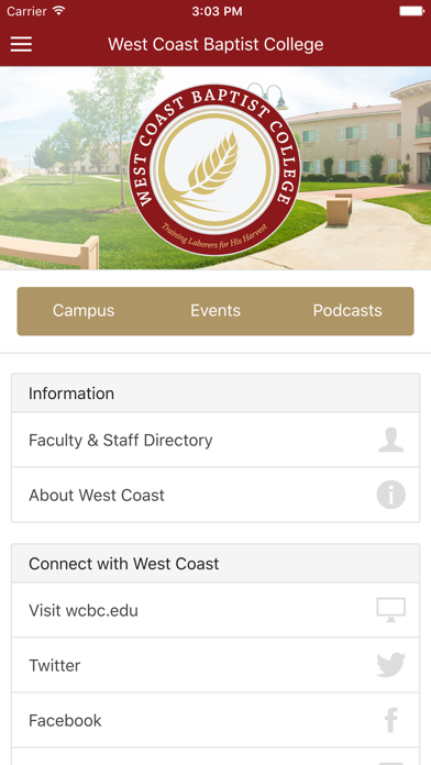 How to cancel & delete West Coast Baptist College from iphone & ipad 1