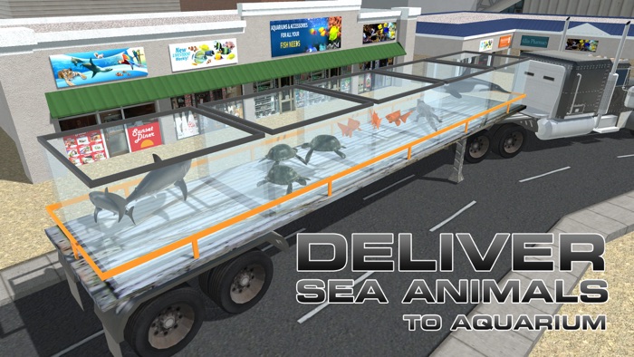 3D Transporter Truck Sea Animal – Ultimate driving  parking simulator game
