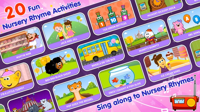 HooplaKidz Nursery Rhyme Activities(圖1)-速報App