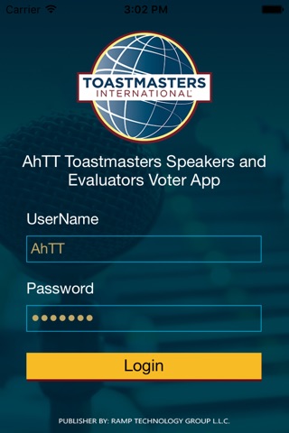 AhTT Toastmaster Club App screenshot 2