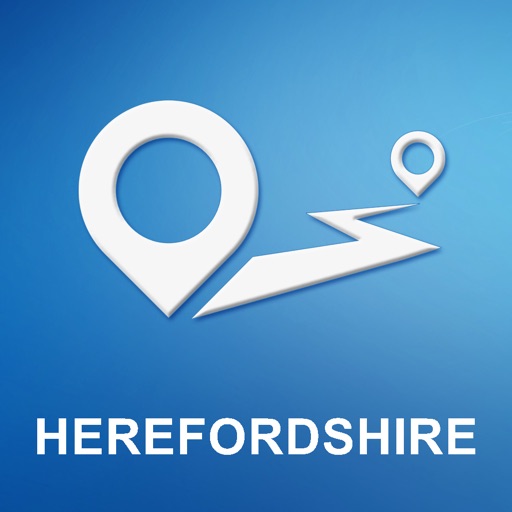 Herefordshire, UK Offline GPS Navigation & Maps