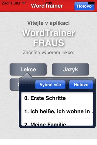 WordTrainer FRAUS screenshot 2