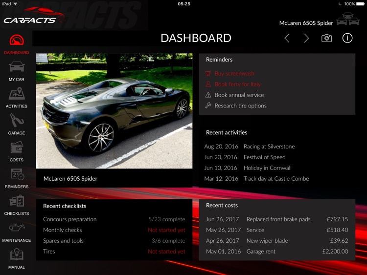 CarFacts - Car management screenshot-0