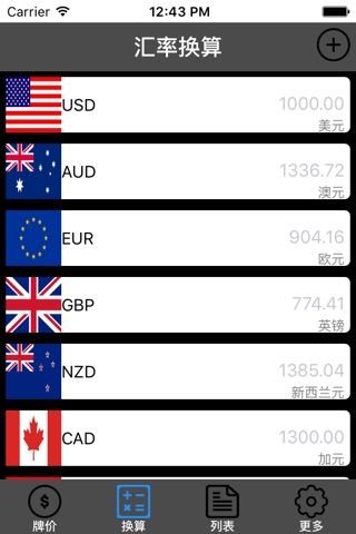 汇率助手－汇率转换器 screenshot 2