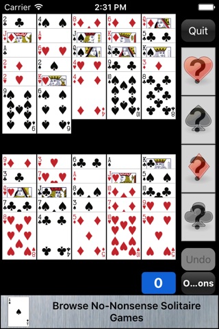 Chessboard Solitaire screenshot 2