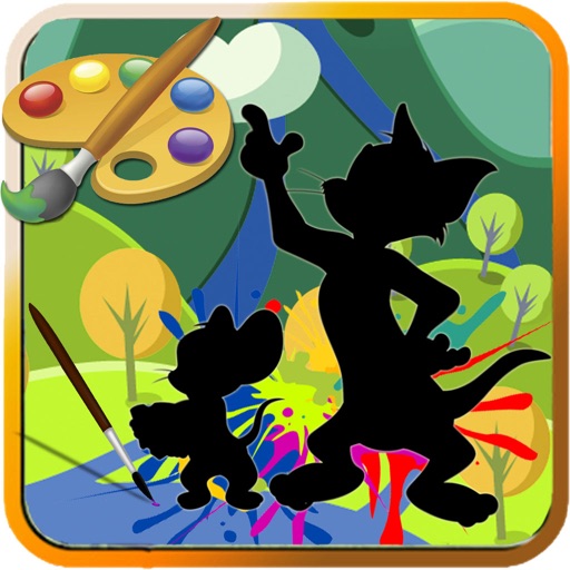 Paint For Kids Games Tom and Jerry Edition iOS App