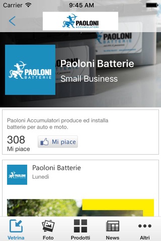 Paoloni Accumulatori screenshot 2