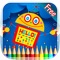 Icon Robot Coloring Book - Drawing and Painting Colorful for kids games free