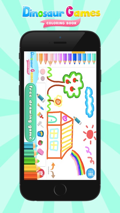 Coloring Book Dinosaur Games screenshot-3
