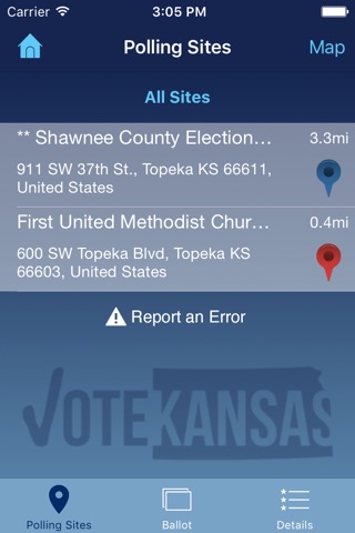 VoteKansas screenshot 2