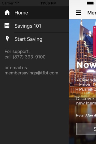 TFBF Savings Tutorial screenshot 2