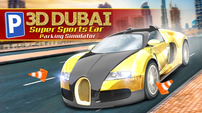 3D Dubai Parking Simulator Drive Real Extreme Super Sports C(圖1)-速報App