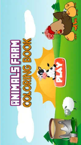 Game screenshot Animal Farm Coloring Book - Color Your pages and Paint the Animals of the Farm Drawing and Painting Games for Kids mod apk