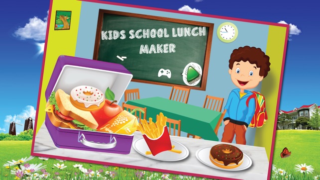 Kids school lunch maker – A school food & lunch box cooking (圖1)-速報App