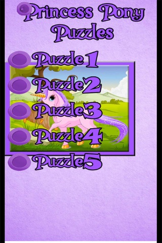 Princess Pony Puzzles screenshot 2