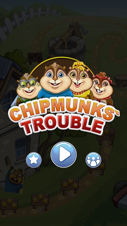 Chipmunks' Trouble — funny puzzle screenshot-0
