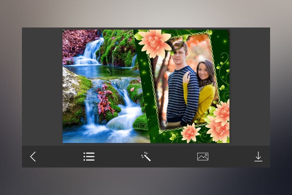 Waterfall Photo Frames - Elegant Photo frame for your lovely moments screenshot 2