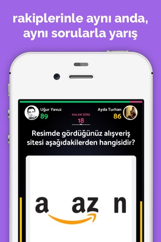 Sorsana - Gerçek zamanlı sosyal bilgi yarışması screenshot 4