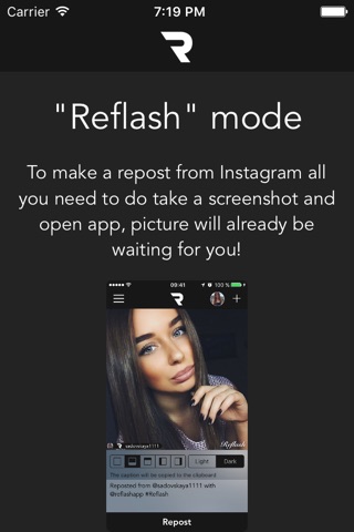 Reflash for Instagram screenshot 2