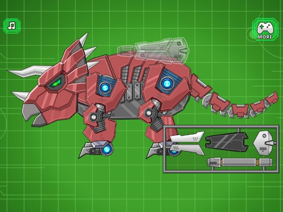 Toy War Robot Triceratops для iPad