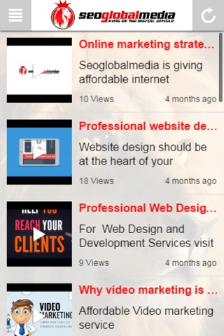 SEO Global Media Client App screenshot 2