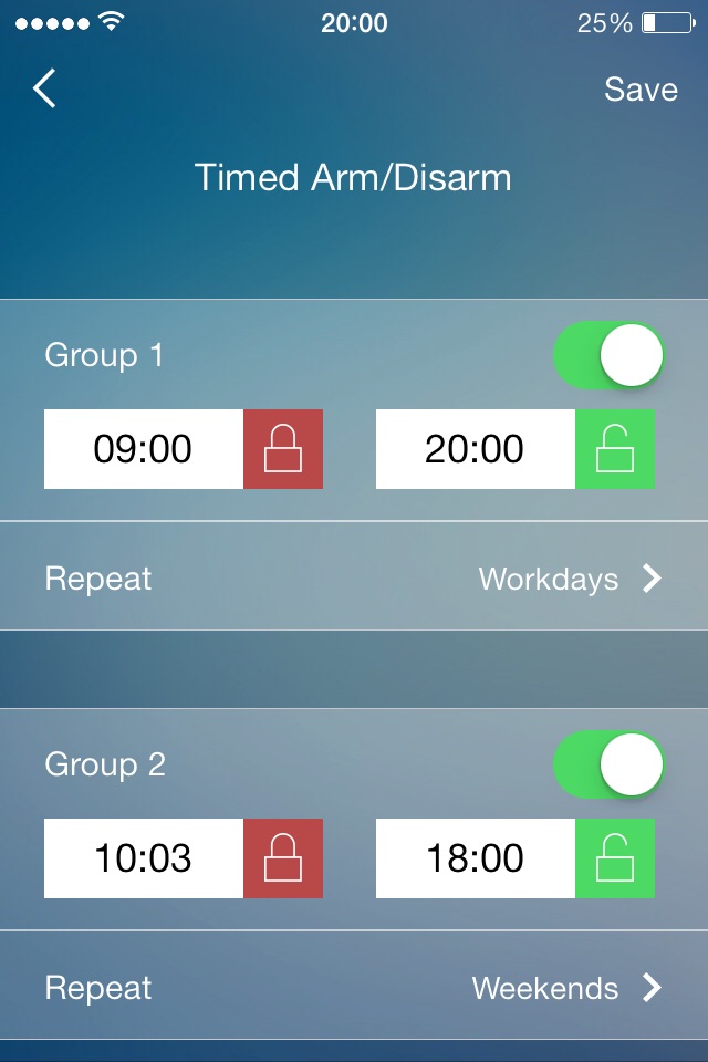 L020 Alarm screenshot 4