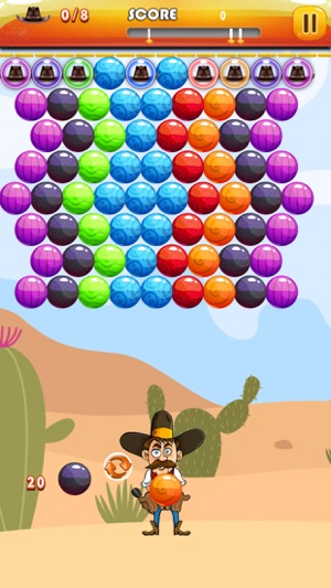 Bubble Shooter Cowboy : Classic Bubble Match 3 Game For Free(圖2)-速報App