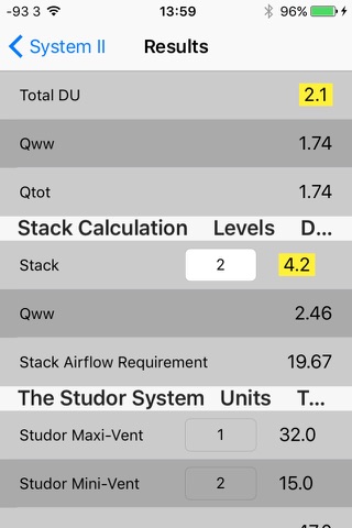 Studor Airflow Calculator screenshot 3