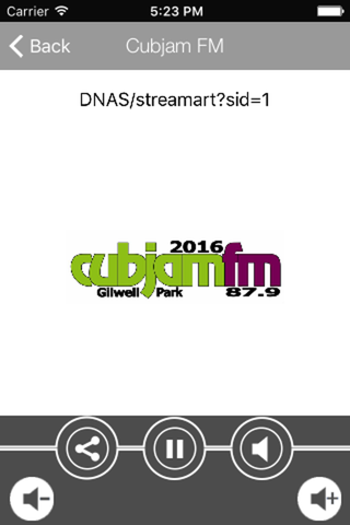 Cubjam FM screenshot 3