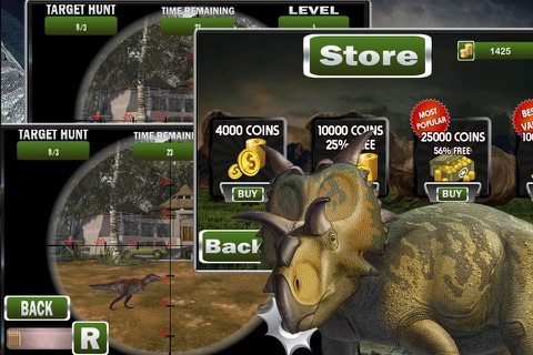 Wild Dinosaur Hunter 2016 -  Shoot Deadly Dinosaurs! screenshot 2